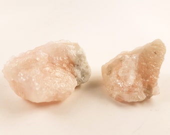 Raw Morganite Stones (2 different crystals)