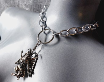 Large Baphomet Chain Choker