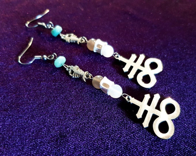 Leviathan Fish Bone Earrings