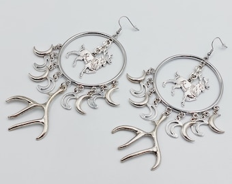 Ode to Cernunnos Earrings