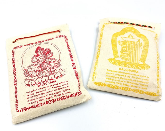 Himalayan Incense prepared by Tibetan Monks (Kalachakra / White Tara)