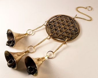 Flower of Life Wind Bells