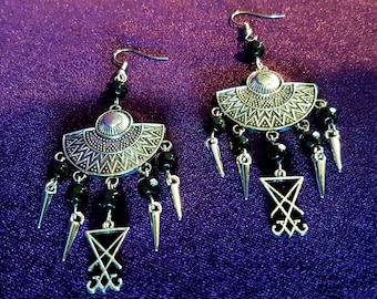 Luciferian Spike Earrings