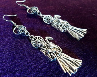 Santa Muerte Earrings (2 Styles)