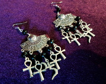 Sopor Aeternus Ankh Earrings (2styles)