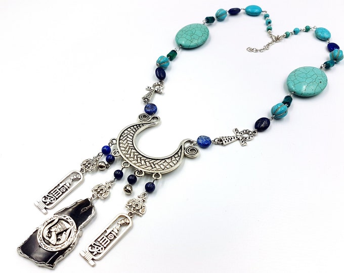 Nefertiti Egyptian Pharao Necklace