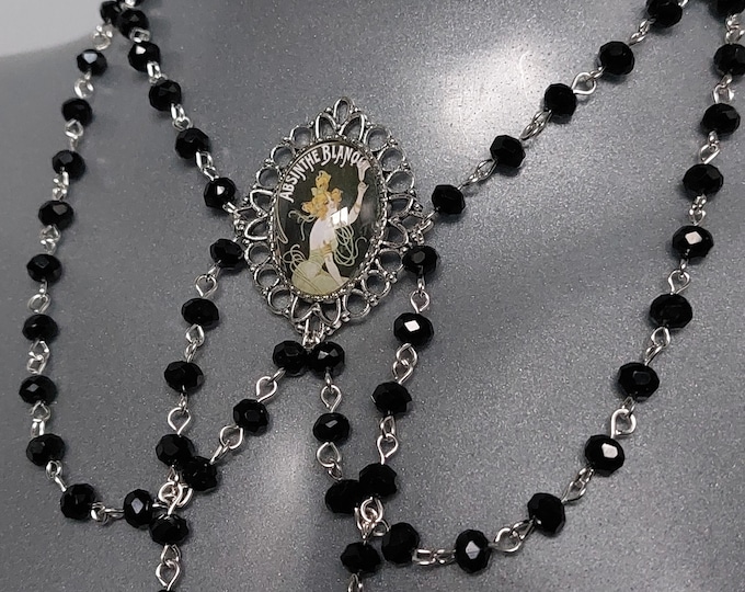 Victorian Absinth Choker Necklace