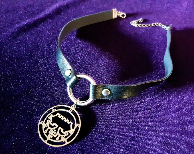 Sigil of Belial Choker (Stainless Steel)