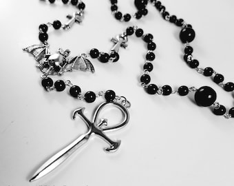 Vampire Ankh Rosary (5 decades)