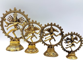Brass Shiva Statue (4 Different Sizes)