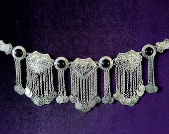 Traditional Kuchi Gothic Coin Hip Chain Belt