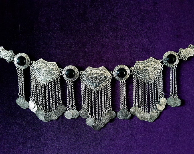 Traditional Kuchi Gothic Coin Hip Chain Belt