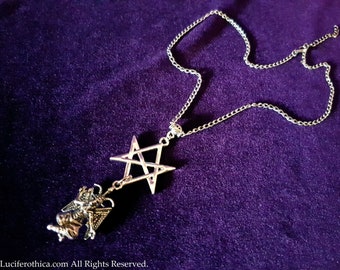 Hexagram Baphomet Pendant