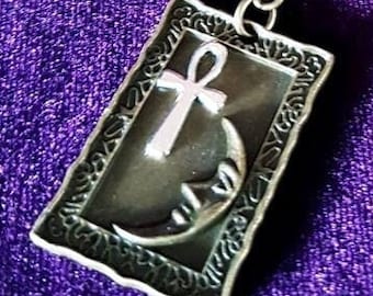 Lunar Frame Pendants | Ankh or Sigil of Lucifer