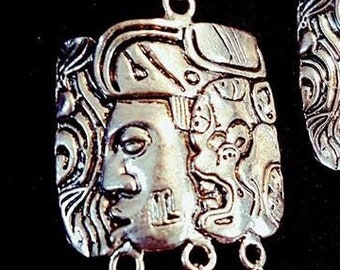 Mayan Triple Ankh Earrings