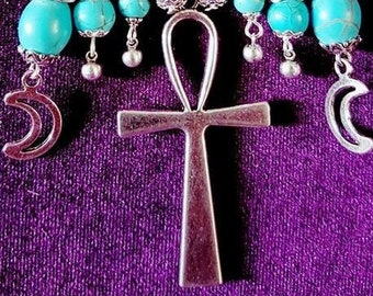 Turquoise Ankh Necklace