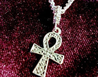 Sterling Silver Mini Ankh Pendant