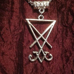 Sigil Of Lucifer Necklace   Lucifer occult satan  satanic baphomet