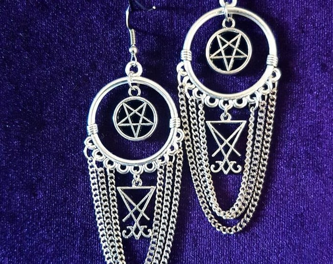 Hail Lucifer! Earrings