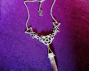 Luciferian Amethyst Necklace