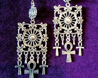 Royal Ankh Earrings