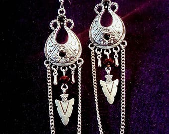 Gothic Arrowhead Earrings