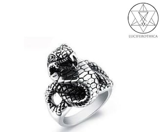 Stainless Steel Viper Ring.