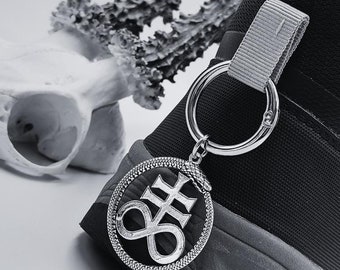 Satanic Cross | Leviathan | Brimstone Ouroboros Boot Charm