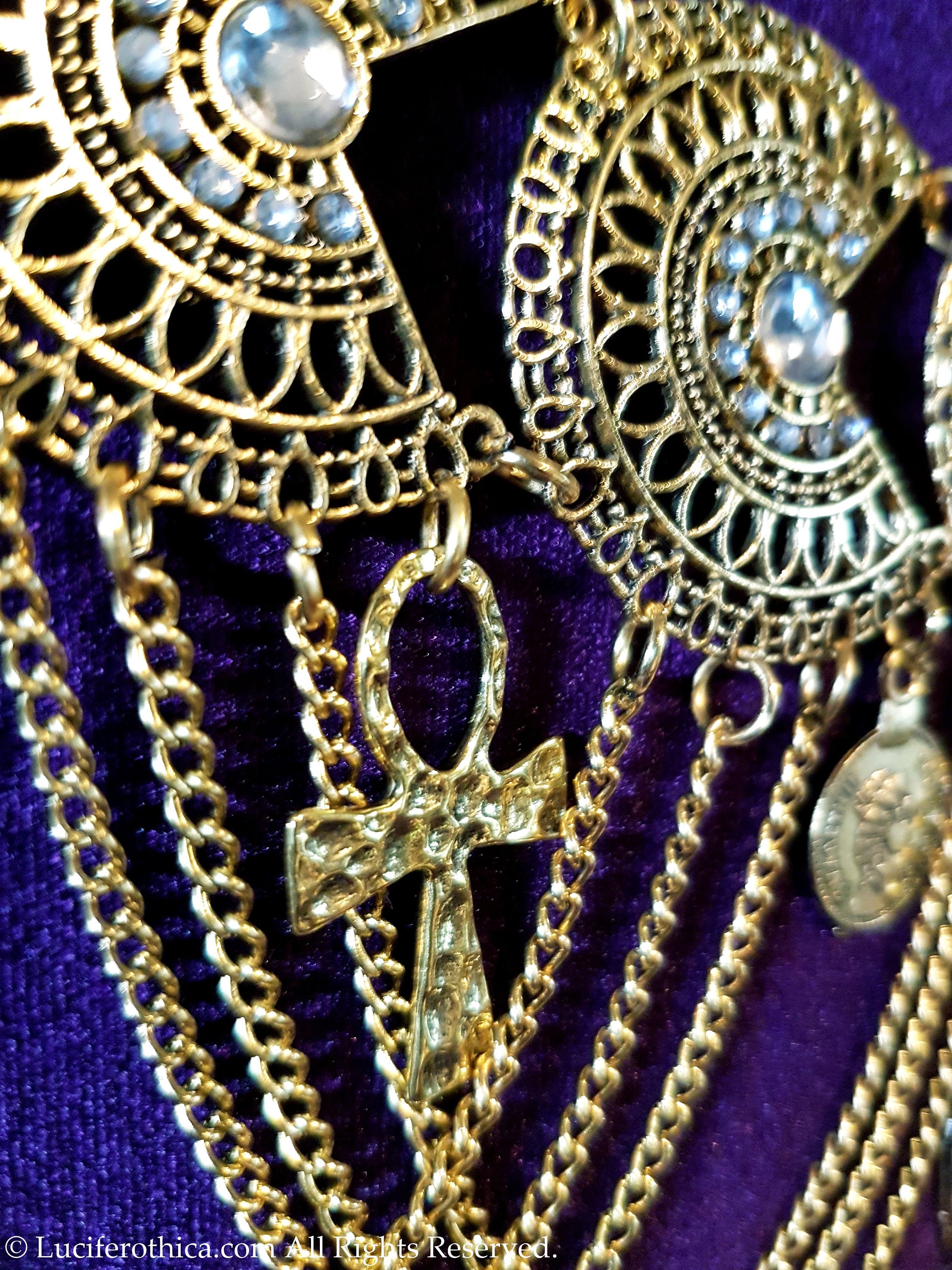 Egyptian Eye of Horus Hip Chain Belt