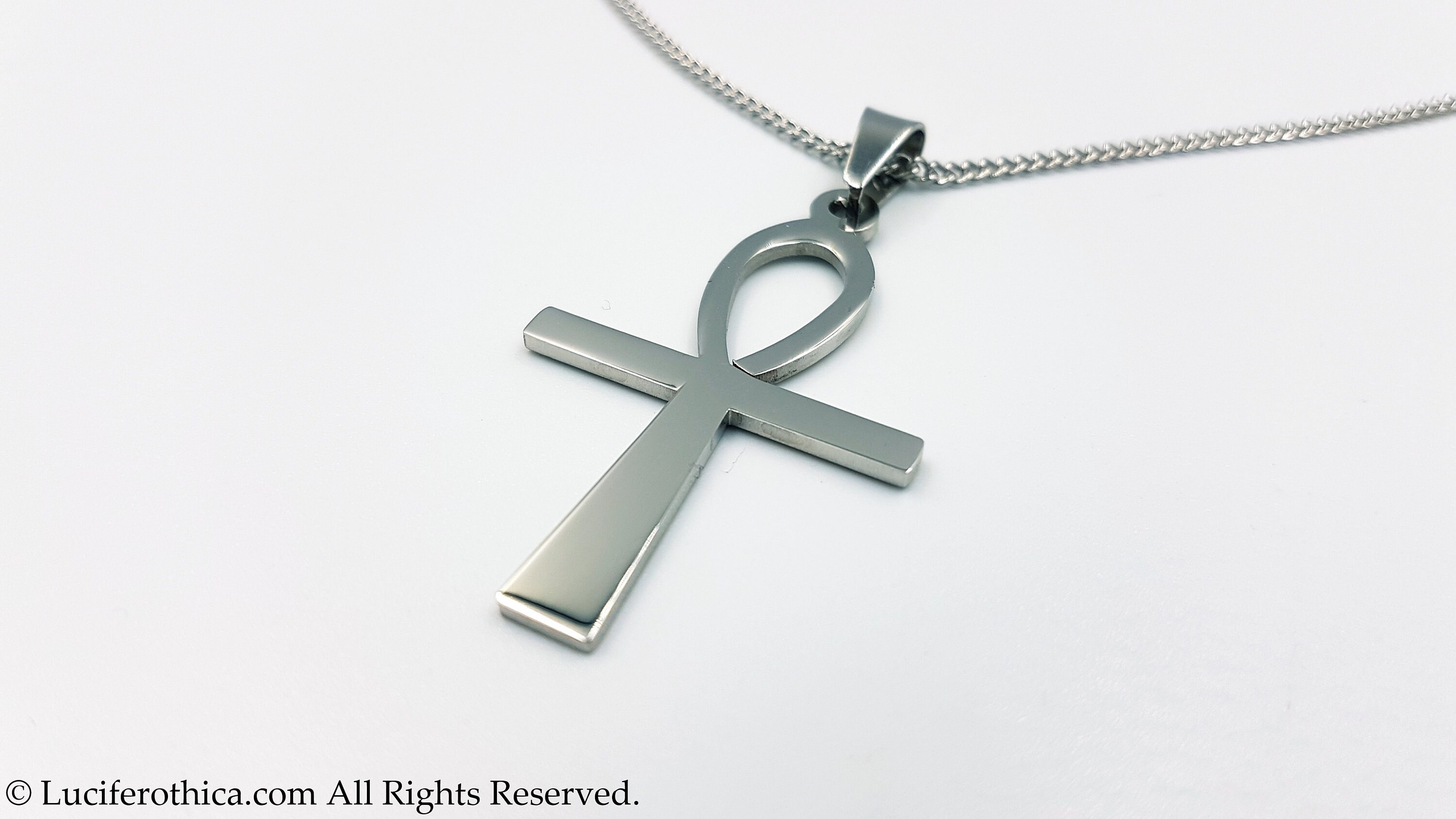 Stainless Steel Ankh Necklace