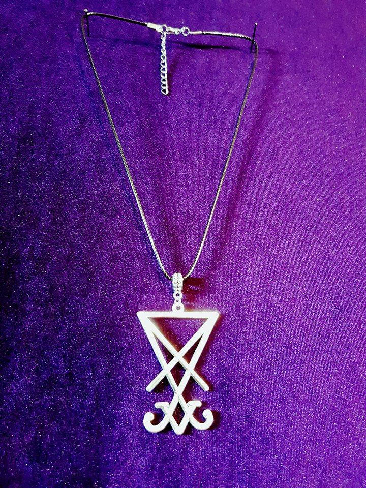 Sigil Of Lucifer Necklace Lucifer occult blackmagic satanic | Etsy