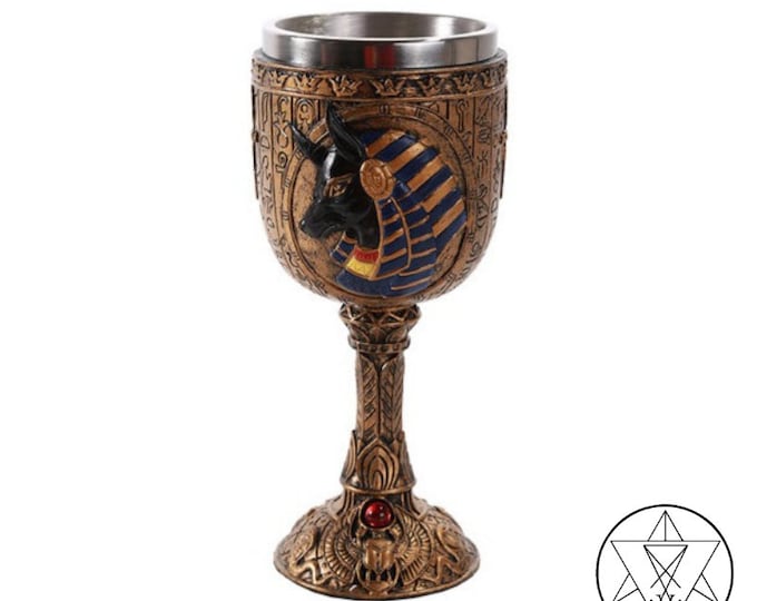 Egyptian God Anubis Goblet