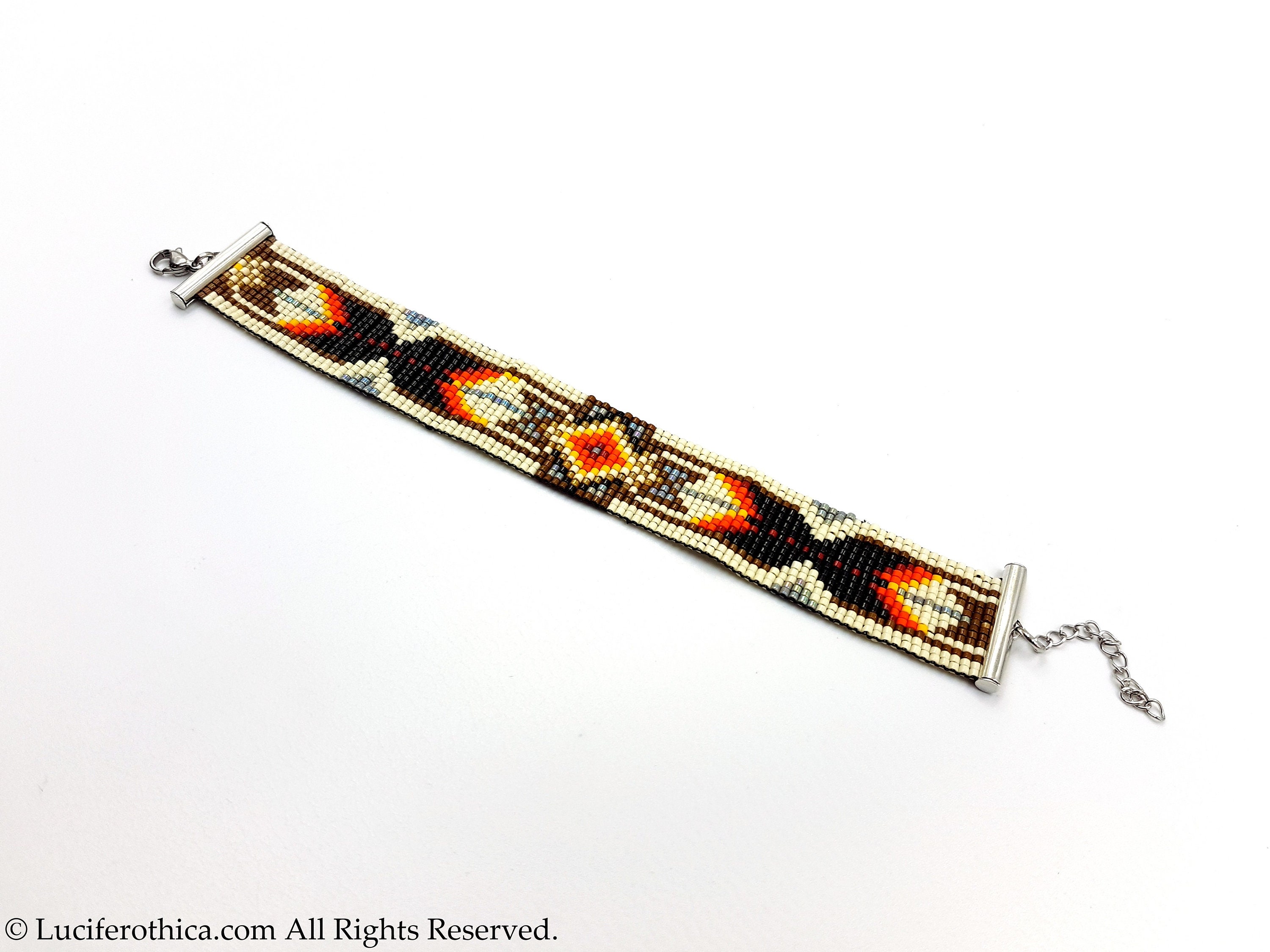 Native American Inspired Bracelet miyuki Beads Miyuki Bead - Etsy