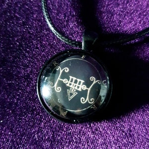 Sigil of Furfur Necklace - occult left hand path goetia demon demonic goth gothic sigil