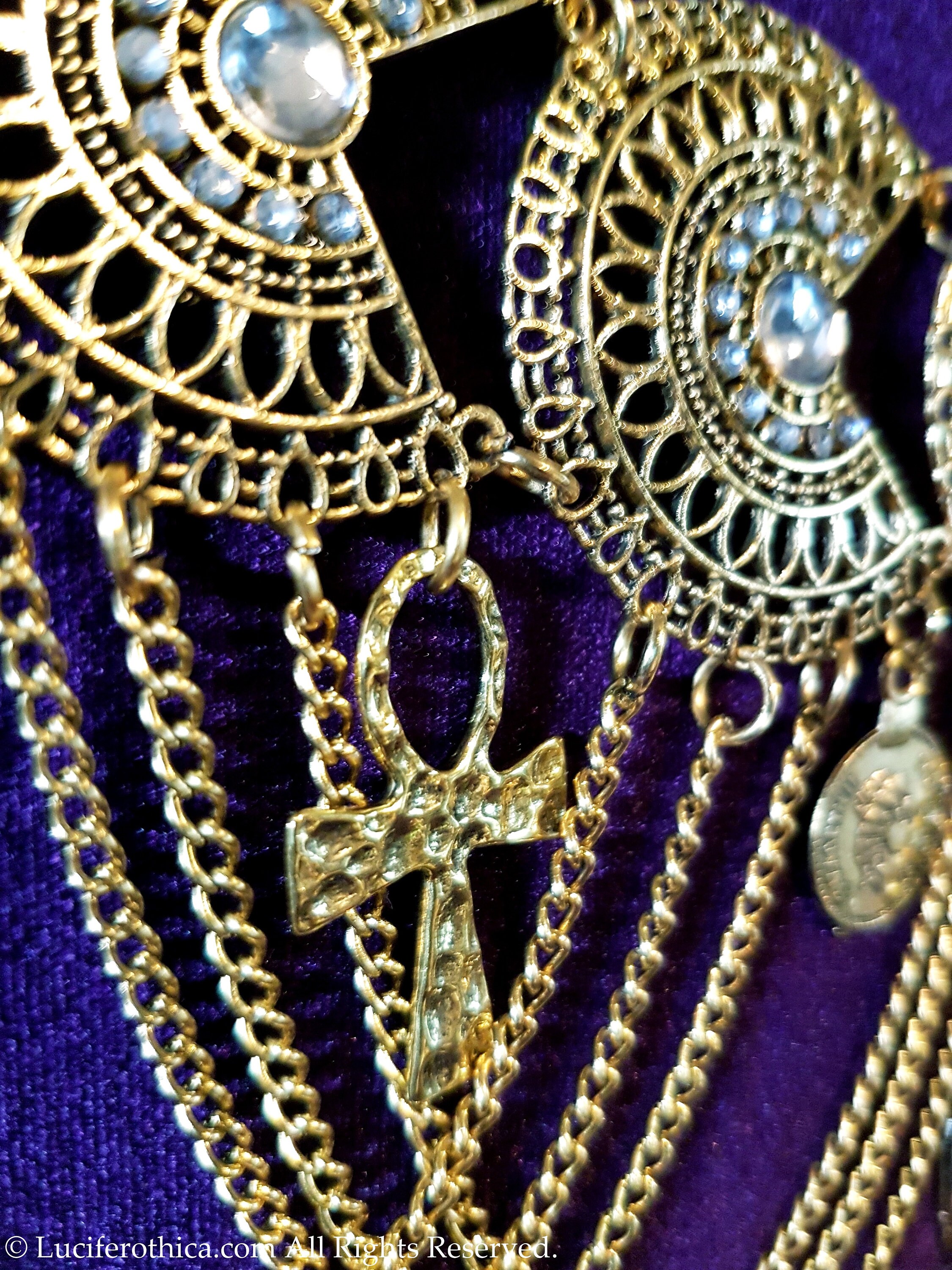 Egyptian Ankh Hip Chain Belt