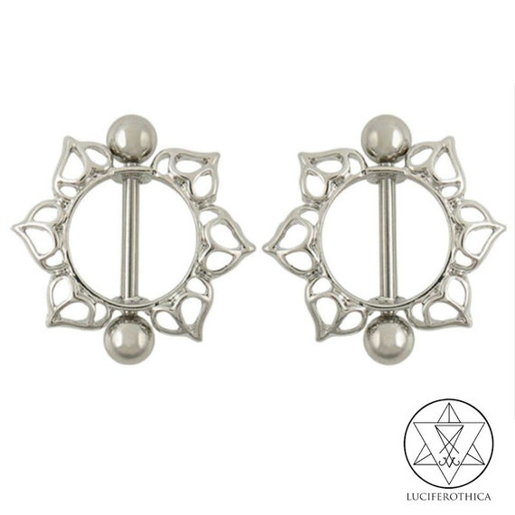 Mandala on sale nipple rings