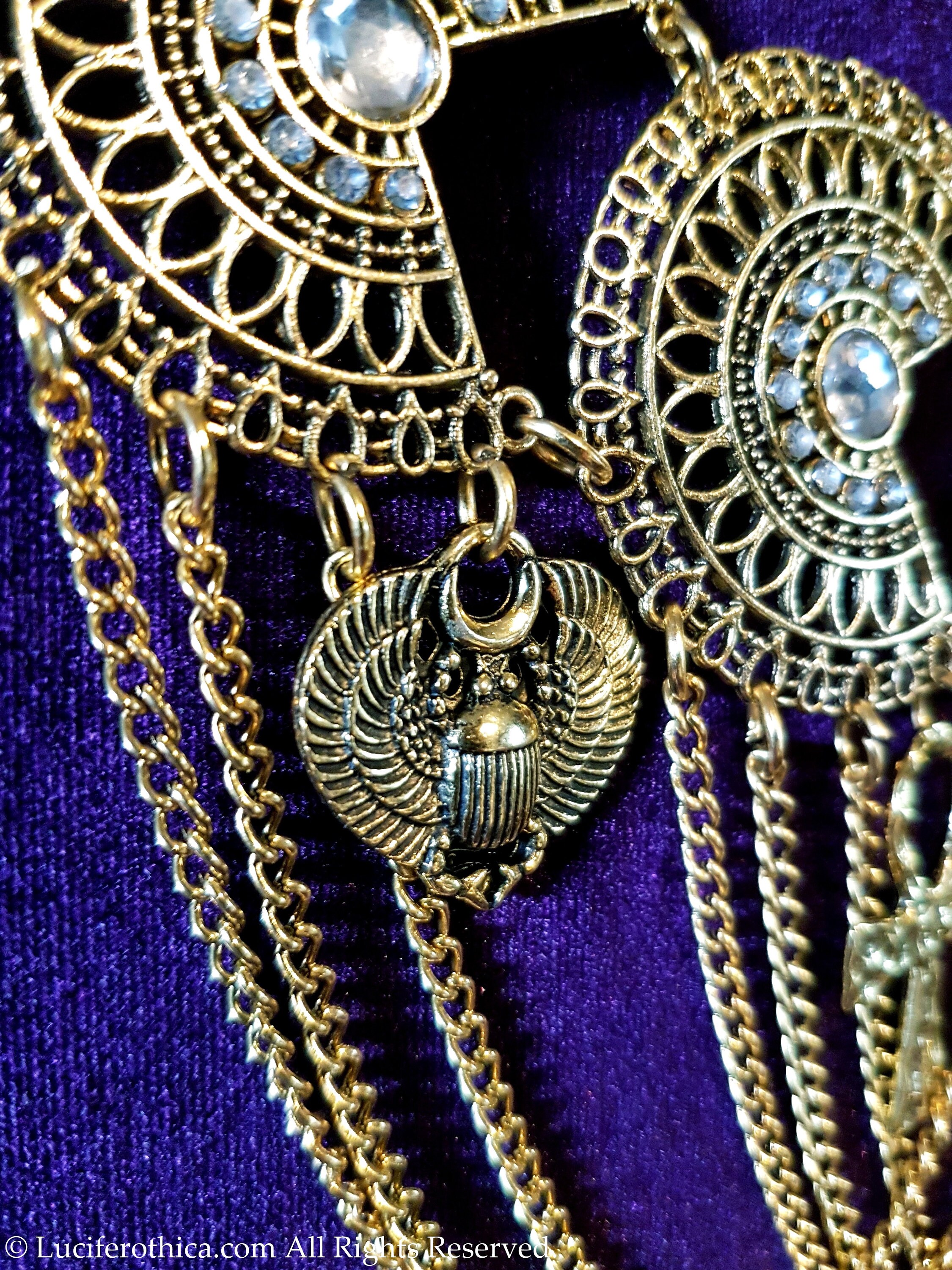 Egyptian Ankh Hip Chain Belt