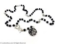 Sigil of Asmoday Medallion Rosary - asmoday asmodeus medalion necklace occult demonolatry lefthandpath demonic gothic blackmagic demon product logo