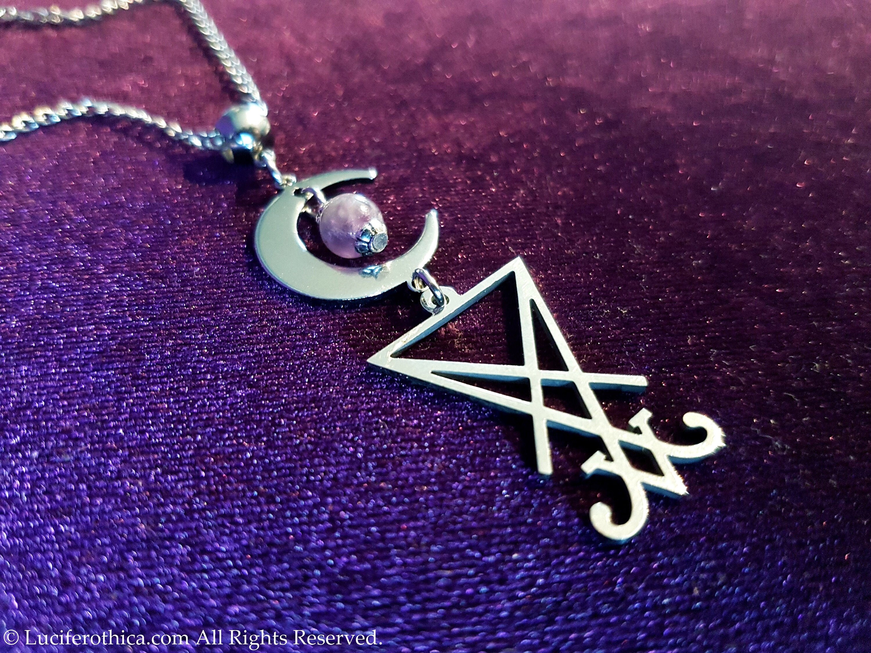 Sigil of Lucifer Necklace (Stainless Steel)