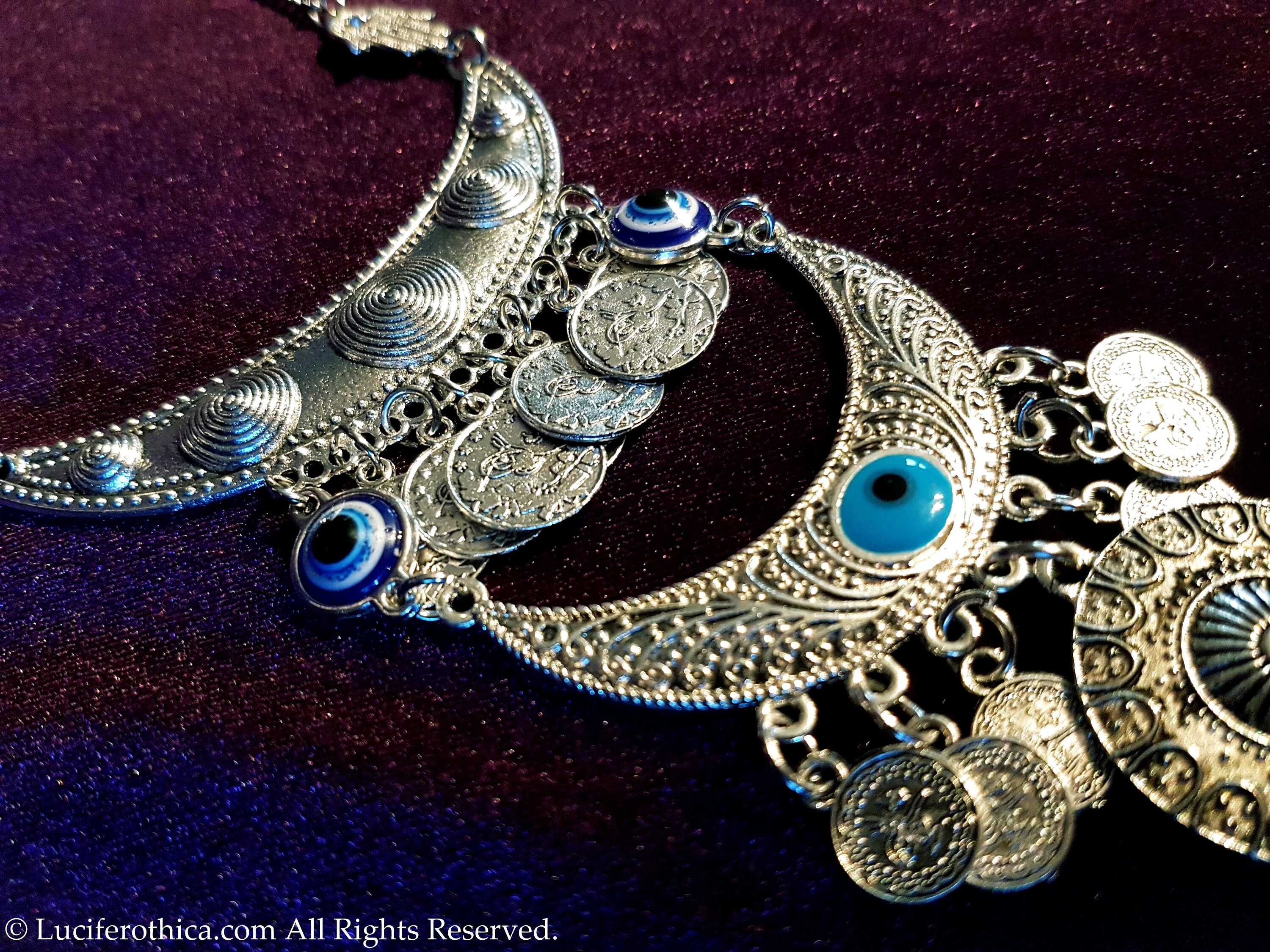 Nazar Evil Eye Hamsa Necklace
