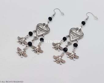 Triple Zoroastrian Earrings