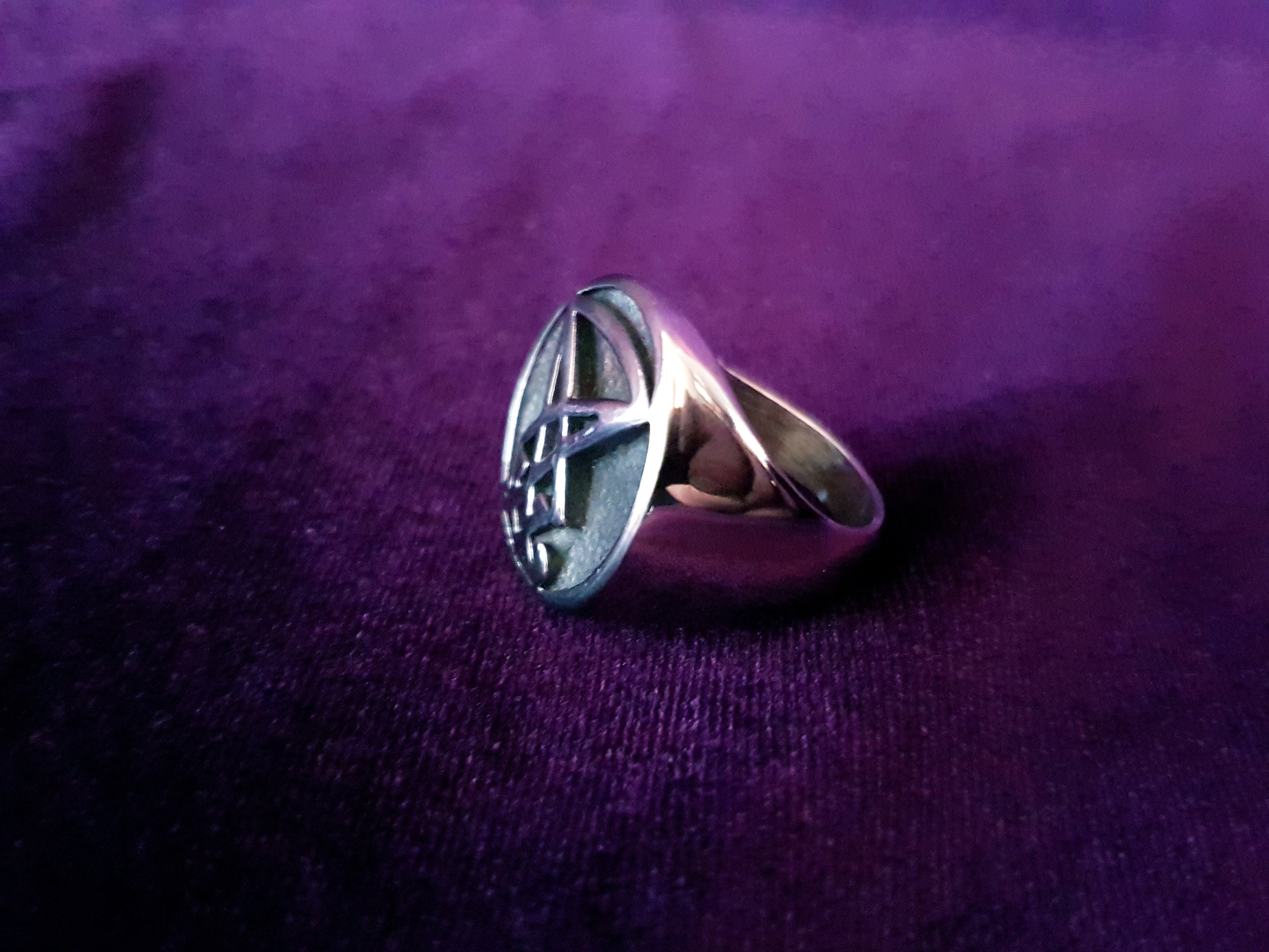 Sigil of Lucifer Ring (Stainless Steel)
