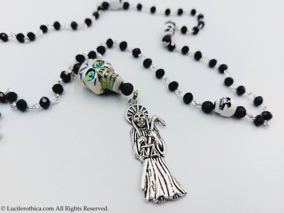 Mexican store rosary necklace