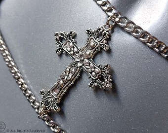 Victorian Cross Hip Chain Belt - Victorian Era Gothic  display picture 3