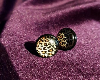 Retro Leopard Earrings (2 Styles)