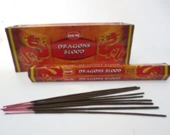 HEM Dragon's Blood Incense - occult spiritual protection incense