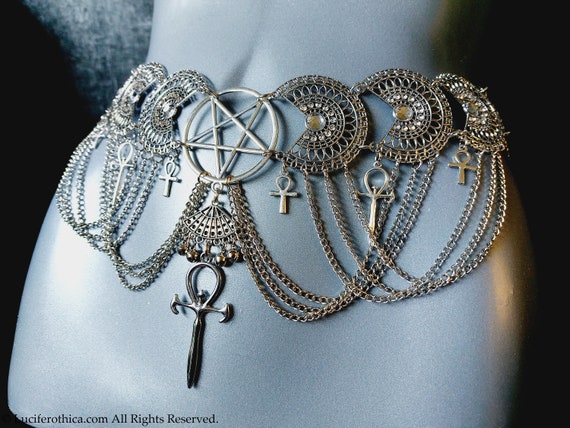 Pentagram Body Chain Waist Belt