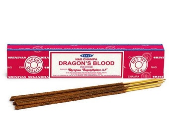 Satya Nag Champa Dragon's Blood Incense Sticks - occult spiritual incense