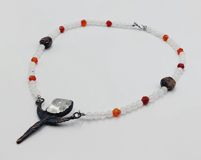 Ode to Brigid Crystal Necklace