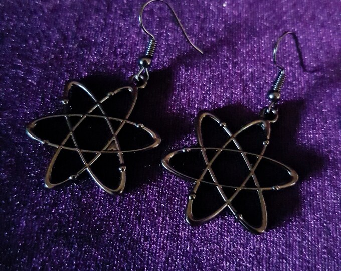 Dark Matter Atom Earrings (2 styles)